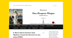 Desktop Screenshot of missagregoriana.it